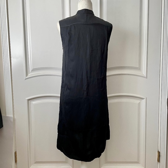 ATM ANTHONY THOMAS MELILLO SLEEVELESS TUXEDO DRESS BLACK - Picture 2 of 7